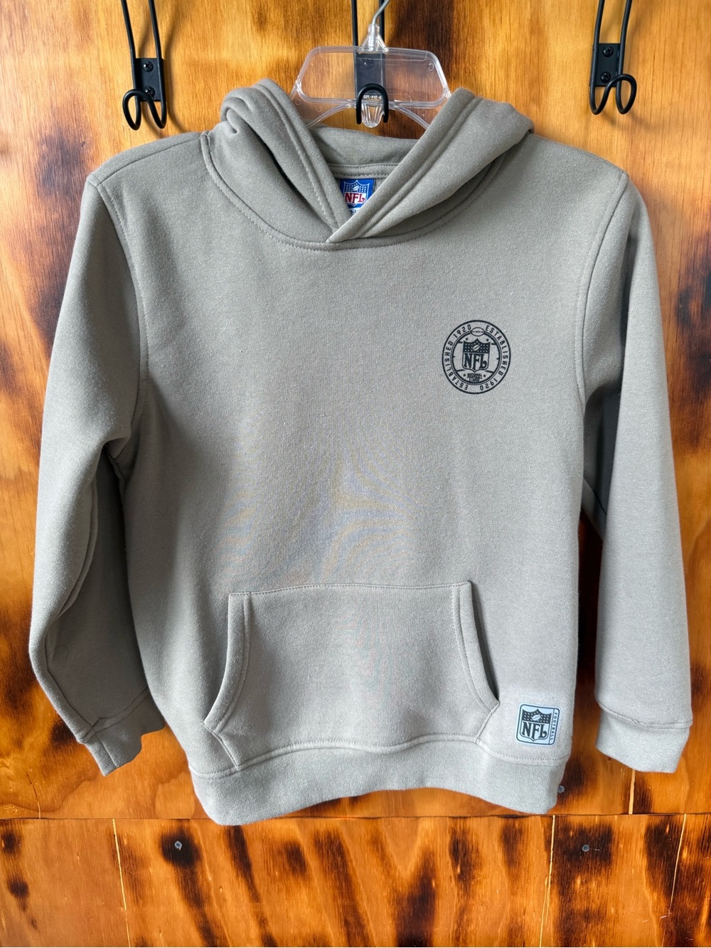 NFL Brown Hoodie with Subtle Logo